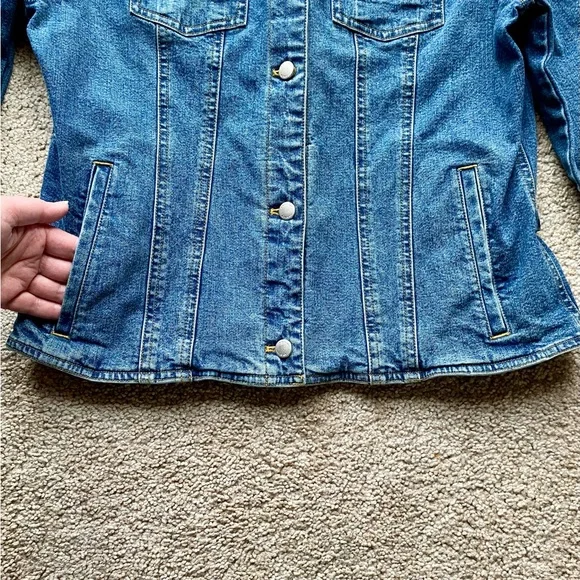 Jones New York Signature Jean Jacket - Picture 7 of 15